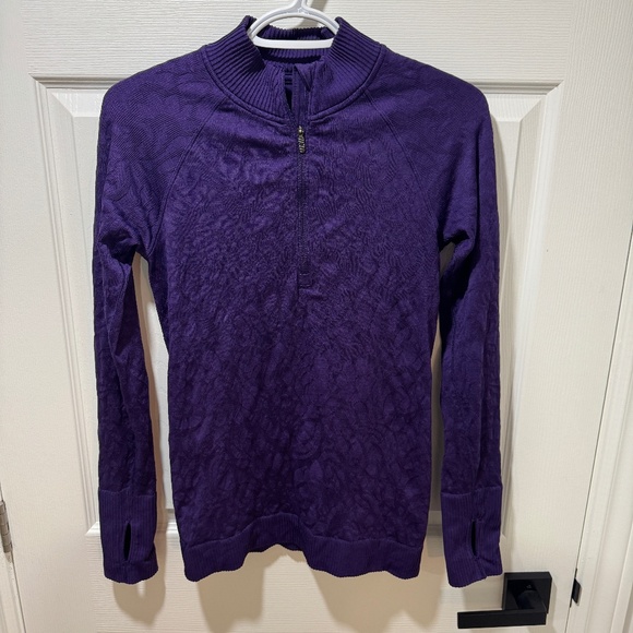 Lululemon - Rest Less 1/2 Zip, Dark Court Purple - Picture 5 of 6